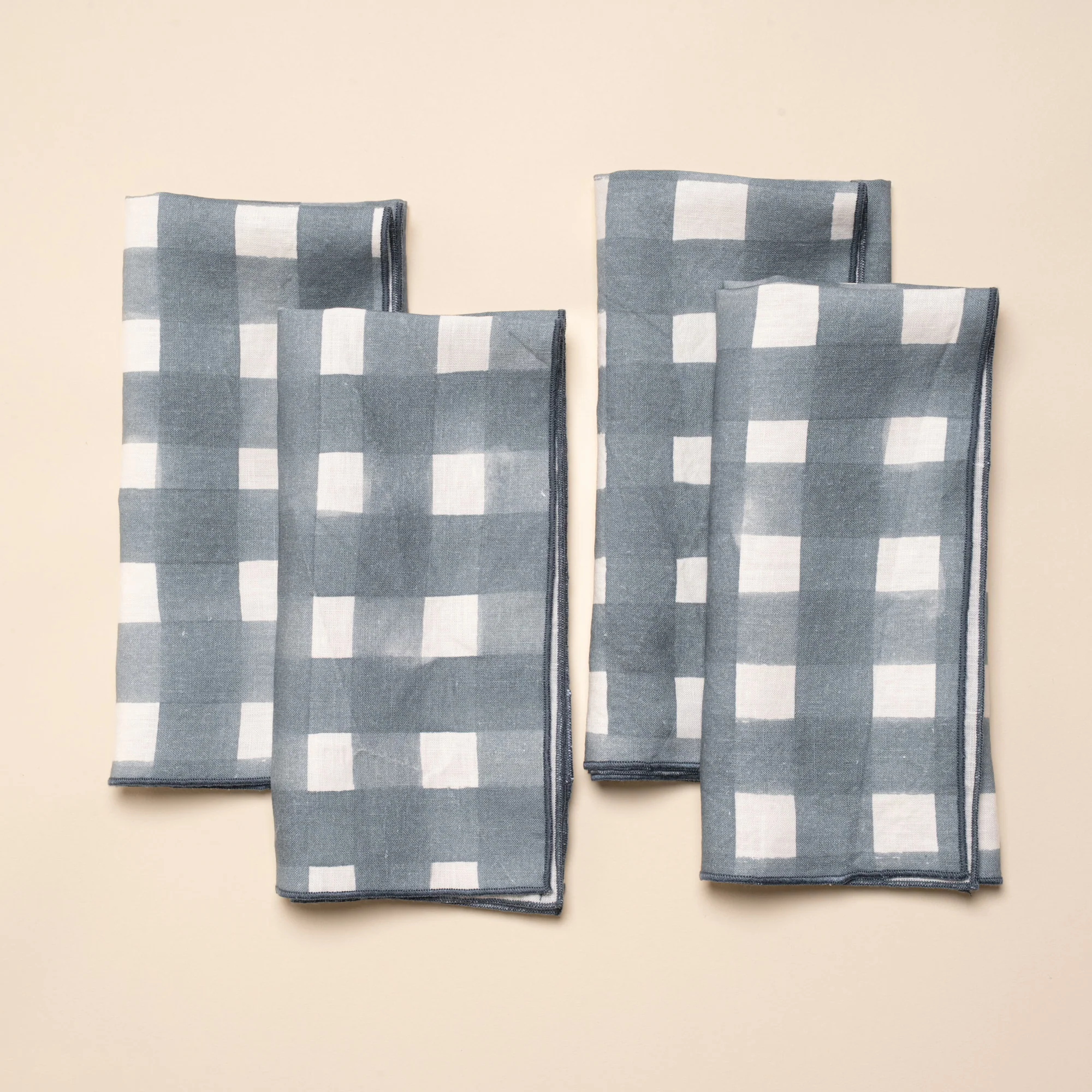 Crosshatch Linen Napkins, Set of 4 - Image 2