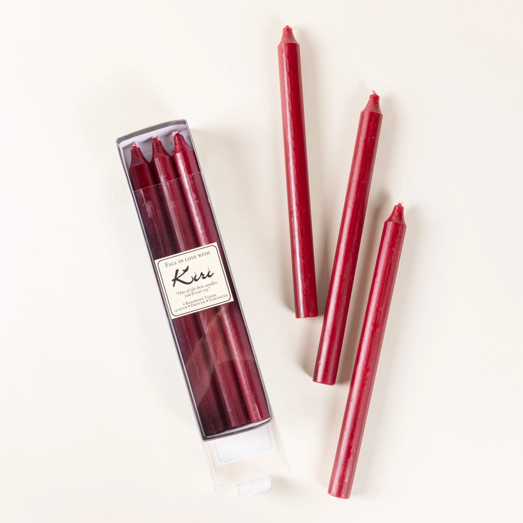 Danish Taper Candles, Set of 6 - Image 3