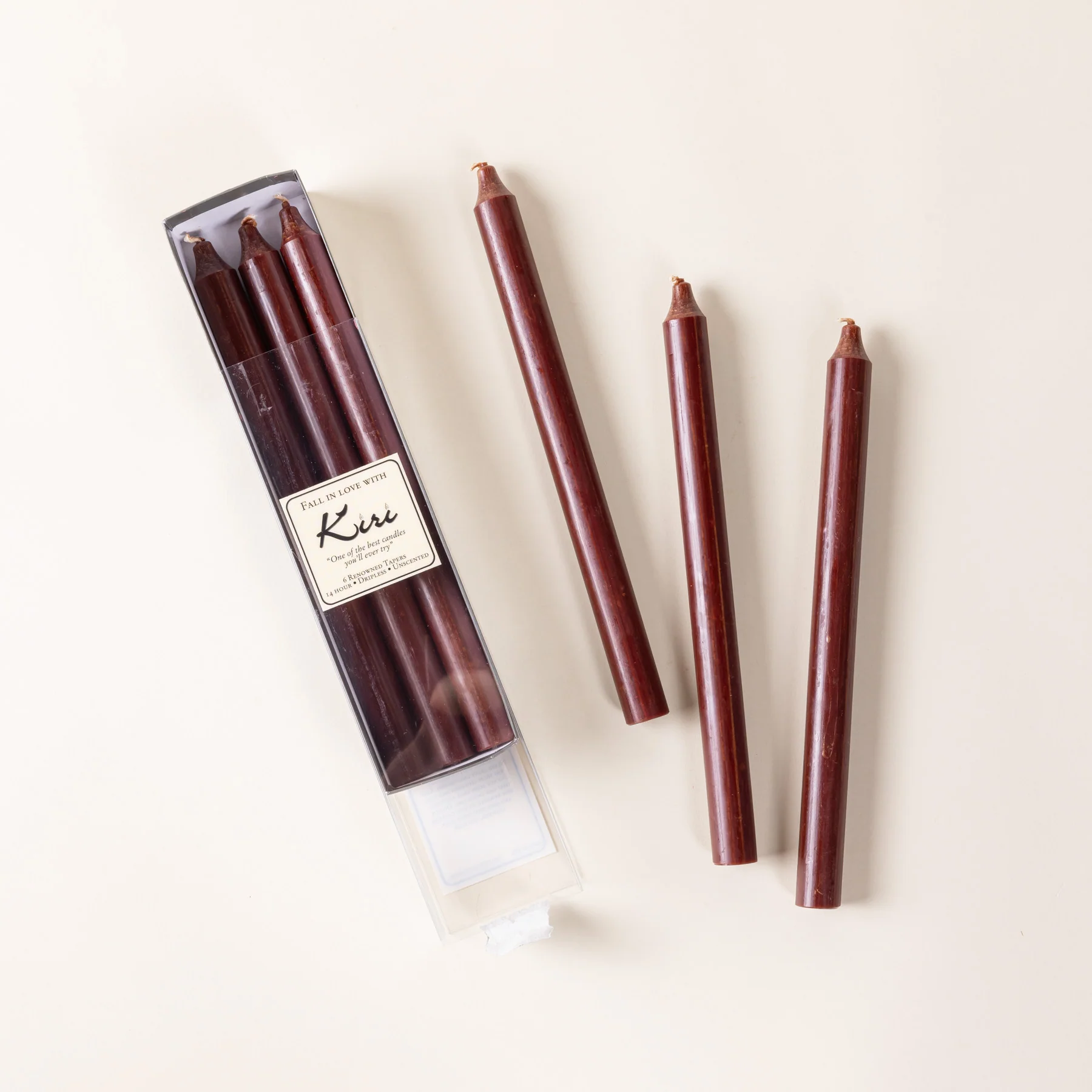 Danish Taper Candles, Set of 6 - Image 4