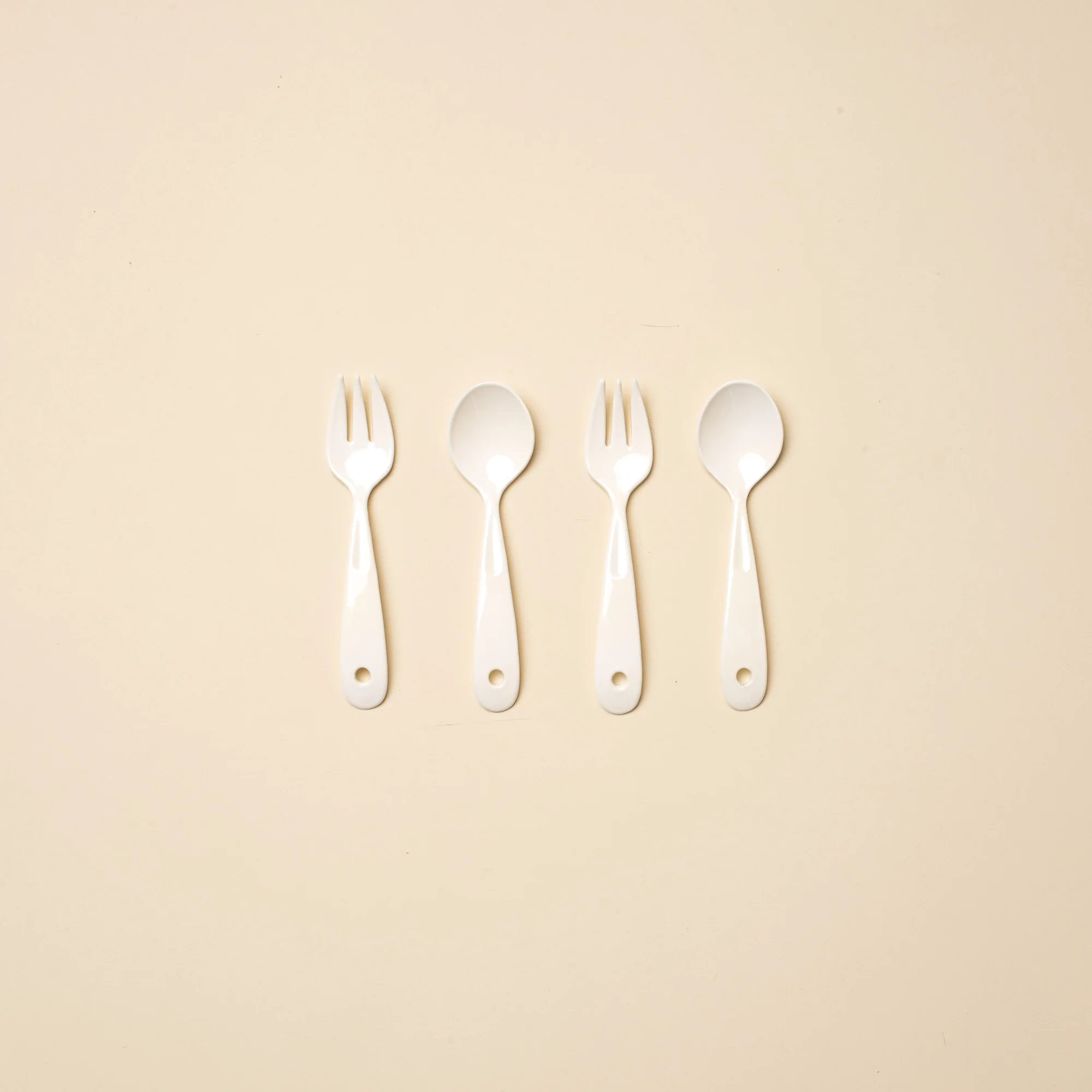 Japanese Enamel Bitty Serving Tools - Image 3