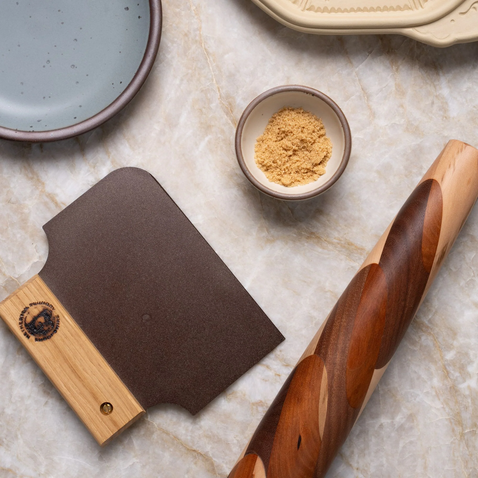 Spun Iron Dough Scraper - Image 2